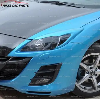 Obrvi na žarometi primeru za Mazda 3 BL 2009-2012 ABS plastike cilia trepalnic oblikovanje okras avto styling tuning
