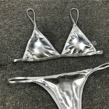 Ženske Seksi Povoj, Podložen Bikini Komplet Push Up Kopalke, Kopalke Kopalke Plažo