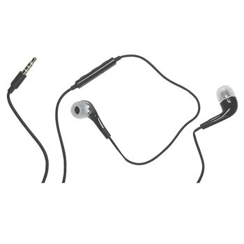 SAMSUNG EHS64 Black Slušalke 3.5 mm za V uho z Mikrofonom Žične Slušalke za Samsung Galaxy S8 Podporo Uradni Test Original