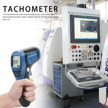 ALLOET TL-900 Tahometer 2.5-99999 vrt. / MIN brezkontaktno Laserski Digitalni Tahometri Motorna Kolesa Stružnica Hitrosti Merilnik Merilni Instrumenti