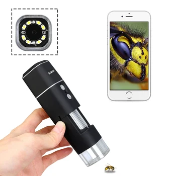 SVBONY Brezžični Digitalni Mikroskop,50X-1000X Ročni Prenosni Mini WiFi Mikroskopom Kamere w/8 LED Luči,iPhone/iPad/Mac/Androi