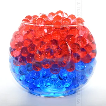 6000pcs 13mm Kristalno tal spraviti multicolor kristalno kroglice žogo polimer hydrogel rast kristalov čarobno dekoracijo poroke orbeez