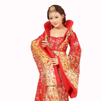 Kitajski Han Dinastije Sodišče Obleko Dramaturgic Obleko Žensk, Starih Infanta Kostum Periferni Gledališke Draggle-rep Obleko Visoke Kakovosti