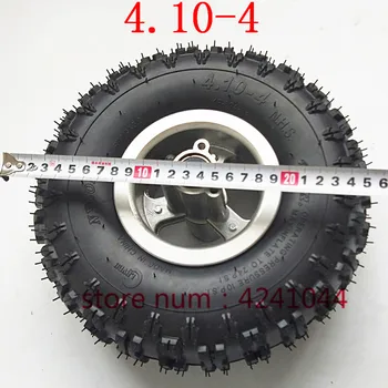 4.10-4 pnevmatike kolo 4.10-4 palčni ultra-nosljivi pnevmatike &zračnico & hub platišča za električna tricikel skuter 4 kolesih vozila ATV