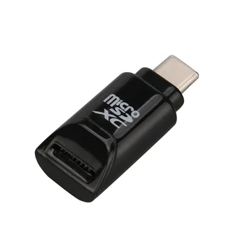 Tip C USB 3.1 Smart Card Reader OTG Funkcijo Podpira TF/SD Memory Card Reader Adapter za Micro SD MS M2, T-Flash