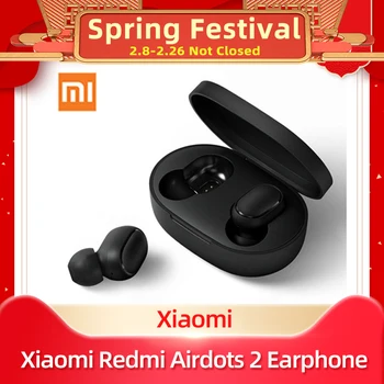 2020 Novo Xiaomi Redmi Airdots 2 Slušalke Bluetooth 5.0 Mi Res Brezžične Stereo Auto Li TWS Zraka Pike Slušalke Za iPhone/Xiaomi 9