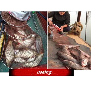 Močno premer 33 cm-45 cm ribiška torba prostem Ribiška dobave rede de pesca najlon mreže vrečko ribiška torba ribolovno orodje 11 velikosti