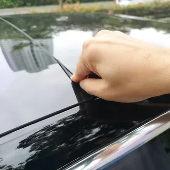 2.8 M Vetrobransko steklo Avtomobila Strehi Vetra Stražar Hrupa,-zmanjšanje Komplet Tesnil za Tesla Model 3 Vremensko Trajne Odražajo Zaprti Trakovi