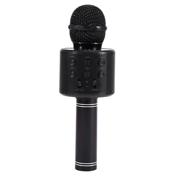 Prenosni Brezžični Mikrofon za Bluetooth Karaoke Doma Mikrofon Stereo Zvočnika Predvajalnik USB Studio KTV Music Online