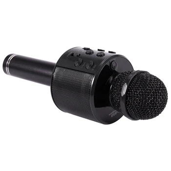 Prenosni Brezžični Mikrofon za Bluetooth Karaoke Doma Mikrofon Stereo Zvočnika Predvajalnik USB Studio KTV Music Online
