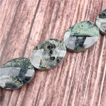 Zeleni Kamen, 16 × 16 MM Naravni Biser Krog Svoboden Gladko Kroglice Ravno Kroglice Za Zapestnice, Ogrlice DIY