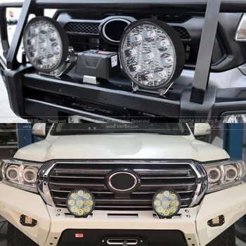 Avto LED delovna svetilka COB Žetonov 27/ 48 w DC 12/ 24 Voltov 6500K White Spot Osvetlitev za FSO Univerzalno Tovornjak Avto Žarnice