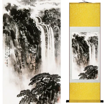 Krajinskega slikarstva Home Office Dekoracijo Kitajski poiščite slikarstvo gore in Reke slikarstvo 2018082421