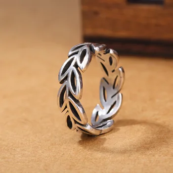 925 sterling silver fashion tajski srebrni cvet ženske'finger prstani, nakit za ženske obroč darilo za rojstni dan na debelo