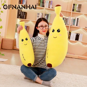 1pc 60 cm srčkan Mehko banana plišastih igrač simulacije sadje banana plišastih blazino kawaii blazine, polnjene igrače za otroke, darilo za rojstni dan