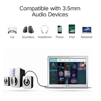 MonsterProlink 3,5 mm Do 3,5 mm Stereo AUX Kabla za Zvok Desnega kota za Avto, telefon, ipod, MP3 Tablični računalnik Slušalke