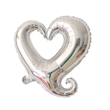 50PCS 18 Inch Ljubezen Aluminija Baloni za Valentinovo Votlih Ljubezen Baloni Romantično Poroko, Rojstni dan Baloni, Dekoracija