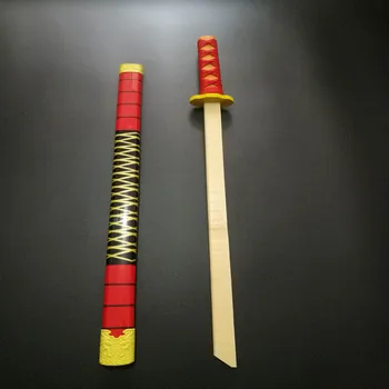3pcs/set Leseni Meč Igrača Qinglong Samuraji Meč Kažejo, Rekviziti Lesa Japonski Samuraj, Nož, Meč Qinglong Meč Otrok Igrača