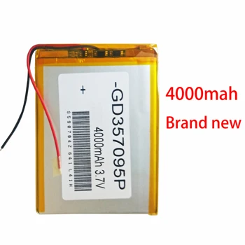 357090 3,7 V: 4000 mah Polnilne Li-Polymer Li-ionska Baterija Za Digma Optima 7202 TS7055MG 7300 TT7045RW 7301 TS7057AW