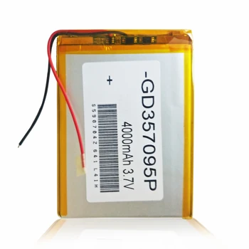 357090 3,7 V: 4000 mah Polnilne Li-Polymer Li-ionska Baterija Za Digma Optima 7202 TS7055MG 7300 TT7045RW 7301 TS7057AW