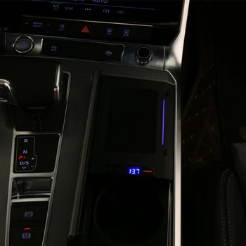 15W avto brezžični polnilnik za Audi a6l a6 a7 c8 2019 2020 hitro polnjenje telefona, tablice dodatki za iphone sumsung