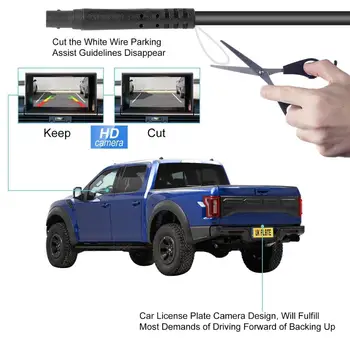 HD 720p Kamera Zadaj Obračalni Varnostne Kamere Rearview Parkiranje Kamera Neprepustna za Toyota Land Cruiser 100 200 Series