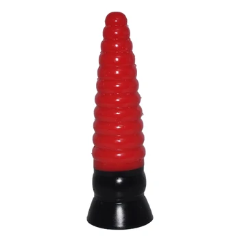 Belušno butt plug dolgo petelin vijak analni igrače cockscrew vibrator iz silikona, G spot stimulator moške anus masaža flirt sex igrače za ženske