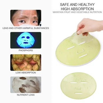 Obraza Zdravljenje Maska za Kavo Stroj DIY Samodejno Sadje Naravni Rastlinski Kolagen Domačo Uporabo Kozmetični Salon SPA Nego Eng Glas