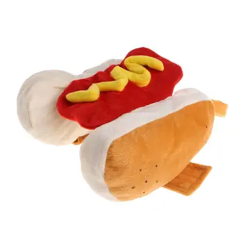 Pet Plašč Hot Dog Smešno Pozimi Polnjene Oblačila Pes, Kuža, Mačka Obleko V Kostum Oblačila
