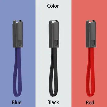 Napeljite kabel za polnjenje za iphone mini prenosni keychain micro usb kabel za samsung xiaomi hitro polnjenje žice za huawei nokia
