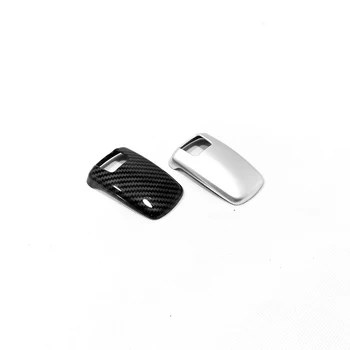 ABS Mat/Ogljikovih vlaken Avto prestavna ročica gumb ročaj kritje Kritje Trim Za Peugeot 508 Vabiti SW GT 2018 2019 Pribor 1pcs