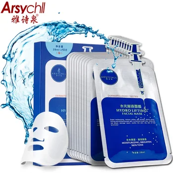 Hialuronska kislina naravna svila vlažilne obrazne maske ženska čiščenje čiščenje pore, akne zob obraz za nego kože, kozmetični masko