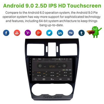 Seicane 9 palčni HD Android 10.0 Wifi Avto Radio Audio Stereo GPS Glavo Enota Multimedijski Predvajalnik Za Subaru Gozdar 2016