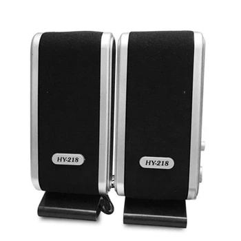 2 Kos USB Računalniški Zvočniki Prenosni Zvočnik Stereo 3.5 mm za slušalke Ear za Namizni RAČUNALNIK Prenosni računalnik
