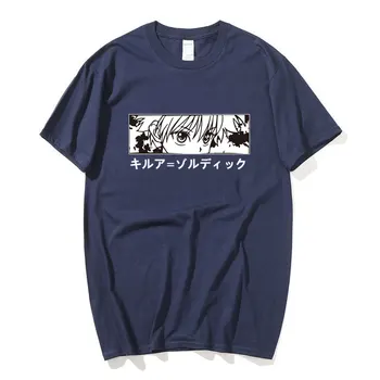 Moški Majica s kratkimi rokavi Prilagojene za Hunter X Hunter Anime majica s kratkimi rokavi Tshirt Priložnostne Kratek Rokav Tee Plus Velikost Harajuku Streetswear