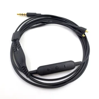 Pozlačeni Vmesnik MMCX Kabel za Shure RMCE-UNI SE215 SE535 SE848 Slušalke Različica z Mic Klic Združljive IOS Android