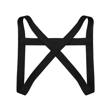 Mens X-Obliko Nazaj Elastična Ramenski Prsih Mišice Pas Pasu Punk Kostum Trak Ramen, Prsni Pas Trakov Pribor Kompleti