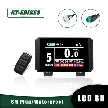 KT Ebike Kunteng LCD8S lcd8h lcd8 USB Barva E Kolo, Električno Kolo Kolo Zaslon Conversion Kit Pribor KT 8 LCD Zaslon