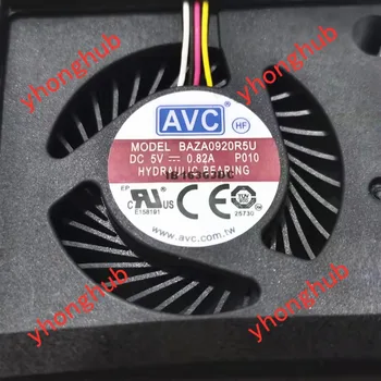 AVC BAZA0920R5U 863669-102 DC 5V 0.82 4-žice Strežnik Hladilni Ventilator