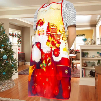 Rdeča Santa Claus Drevo Božič Predpasnik Vesel Božič Okraski Za Okras Doma Dekor 2020 Božič Darilo Navidad Novo Leto 2021