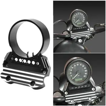 Črna CNC Aluminija merilnik Hitrosti Preselitev Nosilec Pokrova Instrumenta Nosilec Primerni Za Harley Sportster XL883 po Meri Nizko 1200