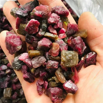 100 g naravne Barve tourmali kamni in minerali, reiki healing kristalno raw gemstone vzorec za izdelavo nakita