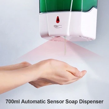 700 ml Samodejno Milo Razpršilnik Touchless Stenske Senzor Hand Sanitizer Detergent Razpršilnik Za Kopalnico, Kuhinjo,