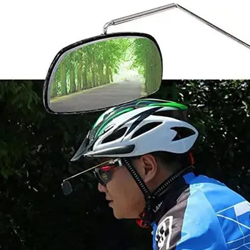 Kolo Aluminijeve Zlitine Kolo Kolo Kolesarjenje, Jahanje očala, Ogledalo, Čelada Gori Rearview Pogled od Zadaj Eyeglass 360 prilagoditev