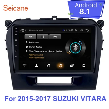 Seicane Android 8.1 Double Din Avto Multimedijski Predvajalnik, Radio, GPS Navigacija HD 1080P, Za leto 2016 2017 Suzuki vitara Ogledalo povezavo