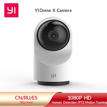 YI Dome Kamera X 1080P HD IP Kamere Varnost Notranja Kamera z Wi-Fi, Časovni Zamik Človekovih & Pet AI, Glasovni Pomočnik za Združljivost
