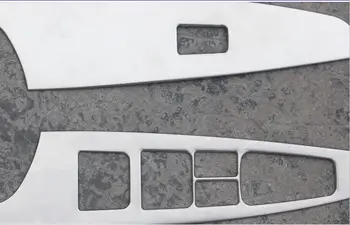 ABS Chrome Okno, v Dvigalu Stikalo za Notranja Vrata Window Lifter Gumb Trim Za Hyundai Tucson 2016 2017 2018 4pcs / set
