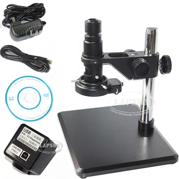 16X - 160X 5.0 MP FHD USB Mikroskop Zoom (povečava C-mount Objektiv + Metal Težko Stati tako Dolgo, Delovna Razdalja