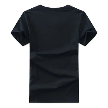 Vojaške T-shirt Moški Modni Harajuku Print Majica Mens Priložnostne Kratek Rokav Tee Majice, Tiskanje Bombaž blagovne Znamke Srajce Moške Vrh Tees