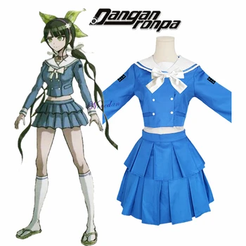 Anime Danganronpa 2 Chiaki Nanami Mahiru Koizumi Mikan Tsumiki Cosplay Kostum Sonia Nevermind Enotno Celoten Sklop Oblačil